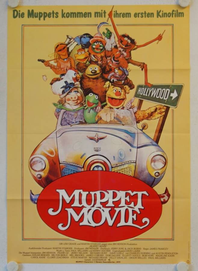Muppet Movie originales deutsches Filmplakat